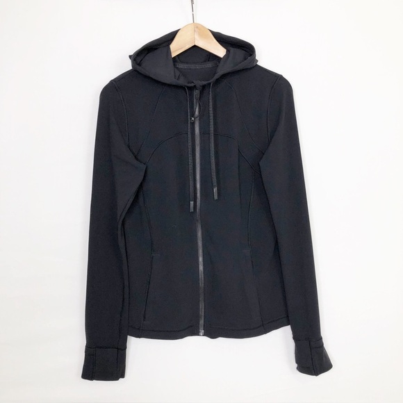 Lululemon define size 10 black hooded zipfront jacket - Picture 10 of 12